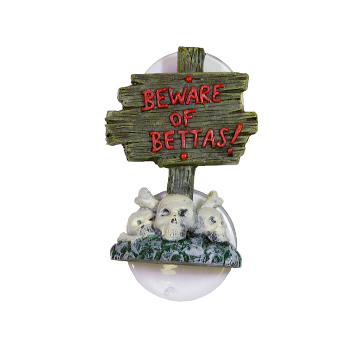 Zoo Med Betta Bling Skull Sign Multi-Color