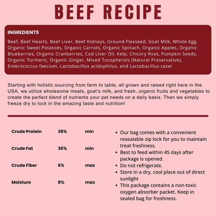 Shepherd Boy Farms Freeze-Dried Beef Diet 48oz - 3 - Image 5