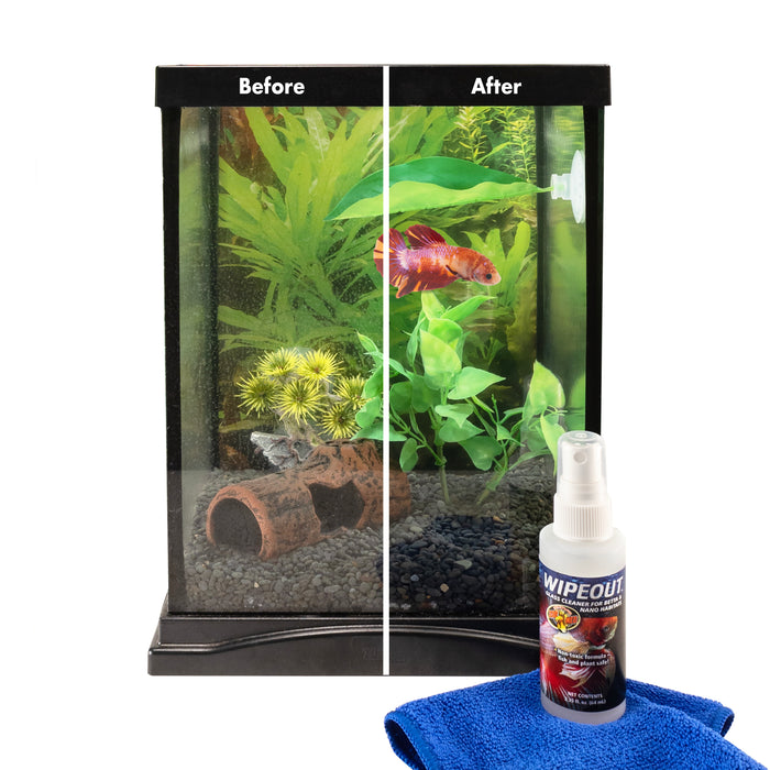 Zoo Med WipeOut Terrarium & Aquarium Glass Cleaner 2.25oz