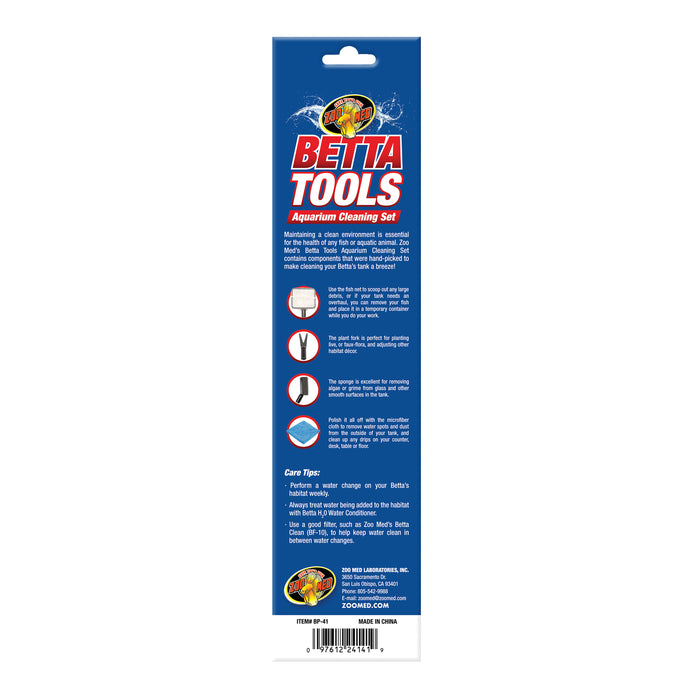 Zoo Med Betta Tools Aquarium Cleaning Set Regular