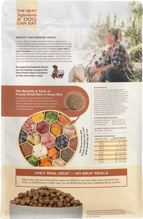 Badlands Ranch SFC Raw Coated Morsels Wild Fish 20lb