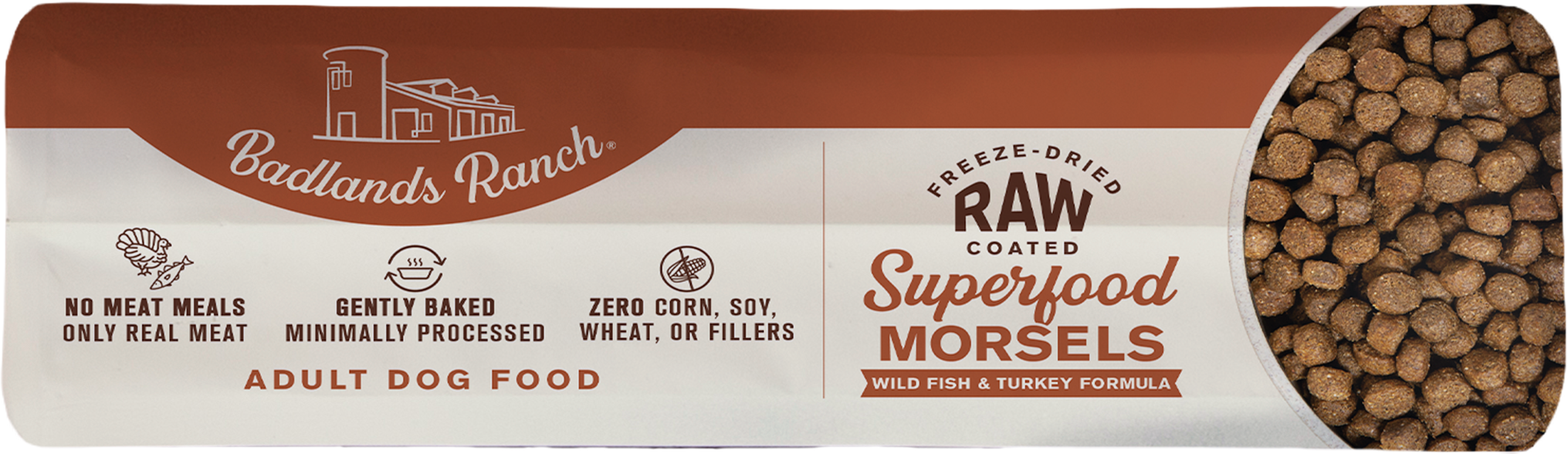 Badlands Ranch SFC Raw Coated Morsels Wild Fish 20lb