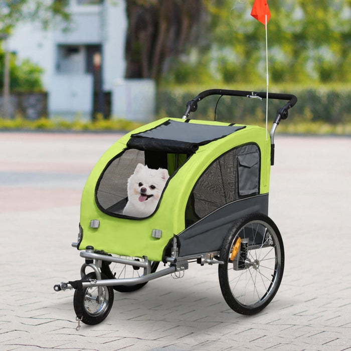 Furr Baby Gifts Pet Dog Bicycle Trailer Jogger with Suspension