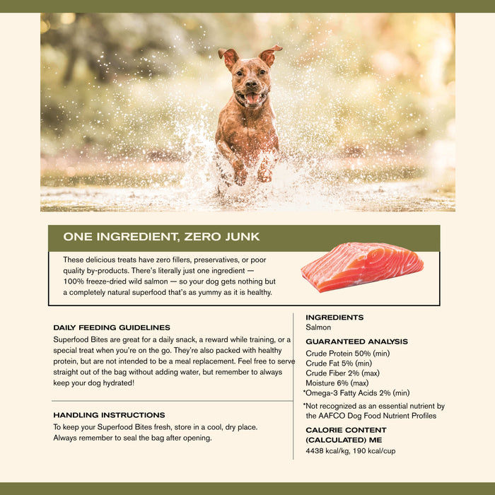 Badlands Ranch Superfood Bites Salmon Treats 4oz