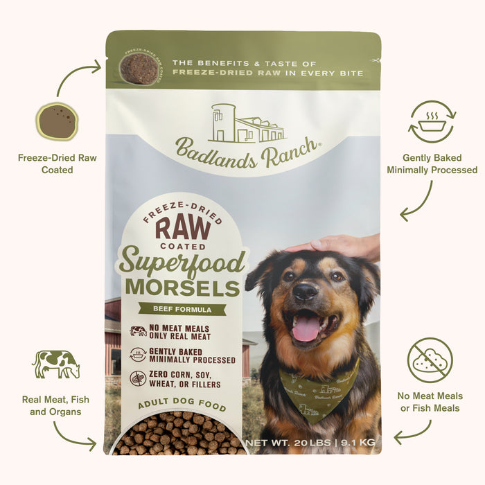 Badlands Ranch SFC Raw Coated Morsels BF 20lb