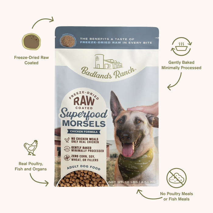 Badlands Ranch SFC Raw Coated Morsels CK 10lb