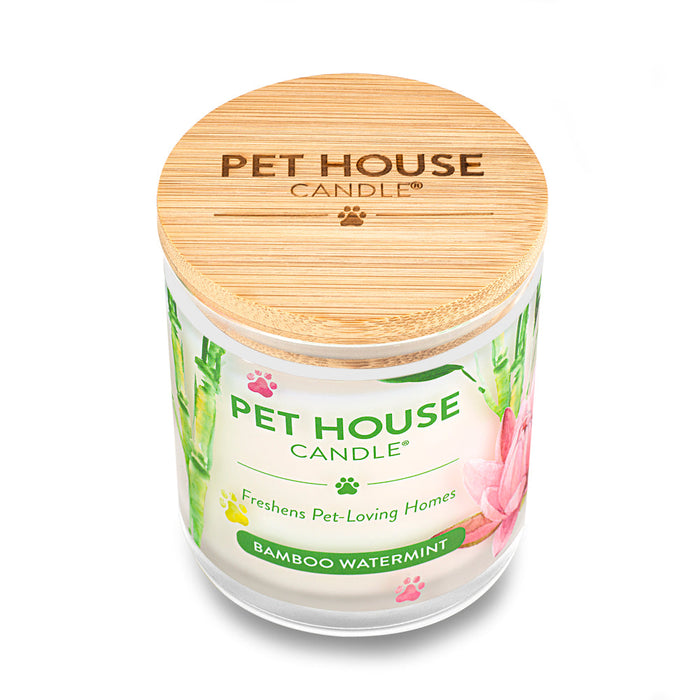 One Fur All Bamboo Watermint Candle