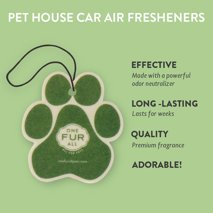 One Fur All Bamboo Watermint Car Air Freshener