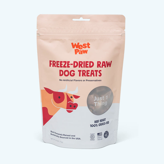 West Paw Beef Heart Dog Treats 2.5 oz