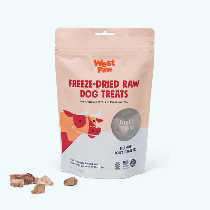 West Paw Beef Heart Dog Treats 2.5 oz