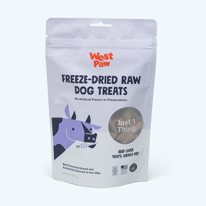West Paw Beef Liver Dog Treats 2.5 oz