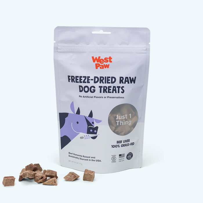 West Paw Beef Liver Dog Treats 2.5 oz
