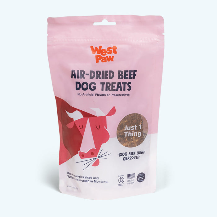 West Paw Beef Lung Dog Treats 2.5 oz