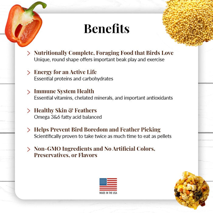 Lafeber Company El Paso Nutri-Berries Small Bird Food 10oz