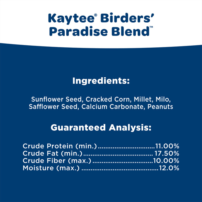 Kaytee Birders' Paradise Blend 8 pounds