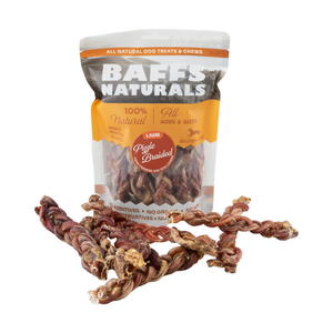 American Pet Supplies - BAFFS NATURALS Braided Lamb Pizzle Chews – Long-Lasting, All-Natural Dog Treats (8oz Bag) - Image 8