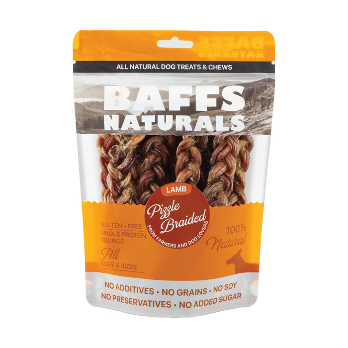 American Pet Supplies - BAFFS NATURALS Braided Lamb Pizzle Chews – Long-Lasting, All-Natural Dog Treats (8oz Bag) - 1 - Image 8