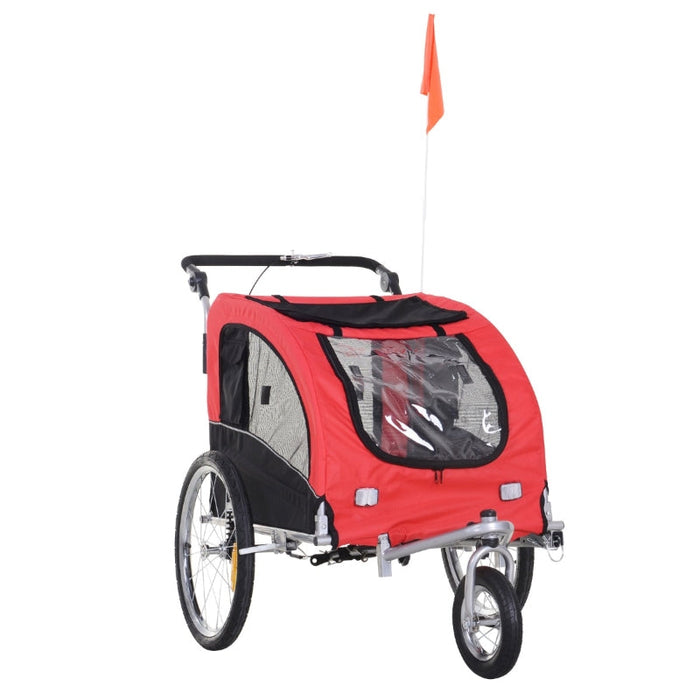Furr Baby Gifts Pet Dog Bicycle Trailer Jogger with Suspension