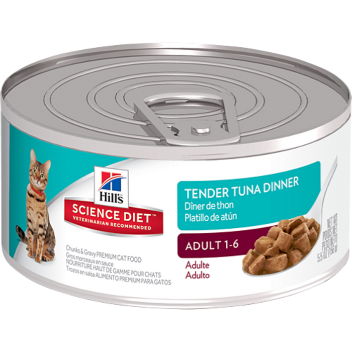 Hill's Science Diet Adult Tender Tuna Dinner Canned Cat Food