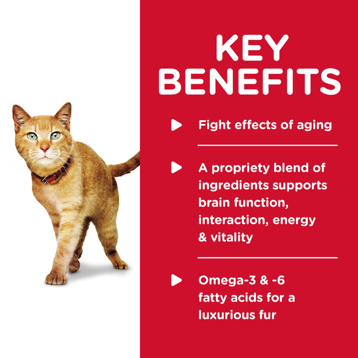 Hill's Science Diet Senior Vitality Adult 7+ Tuna & Vegetables Stew Canned Cat Food