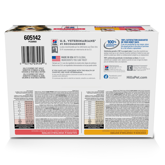 Hill's Science Diet Adult Sensitive Stomach & Skin Variety Pack Canned Dog Food