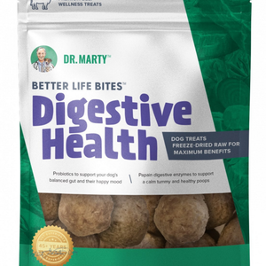 Dr. Marty Freeze Dried Raw Dog Treats Better Life Bites Digestive Health