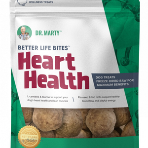 Dr. Marty Freeze Dried Raw Dog Treats Better Life Bites Heart Health