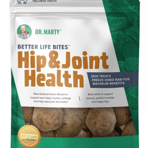 Dr. Marty Freeze Dried Raw Dog Treats Better Life Bites Hip and Joint Health