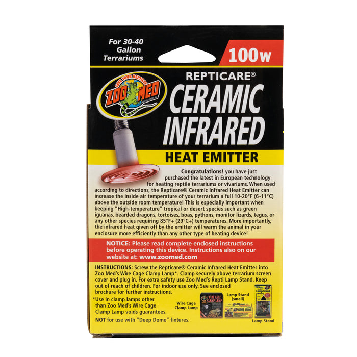 Zoo Med ReptiCare Ceramic Infrared Heat Emitter 100 Watts
