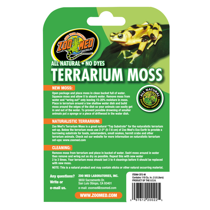 Zoo Med Terrarium Moss Substrate Green 10gal MD