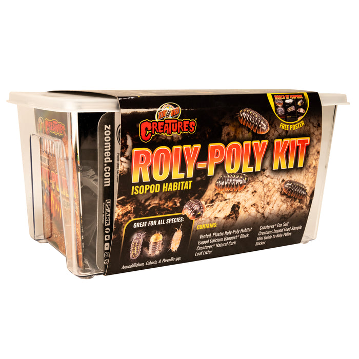 Zoo Med Creatures Roly Poly Isopod Habitat Kit 10.25inX5inX5.75in