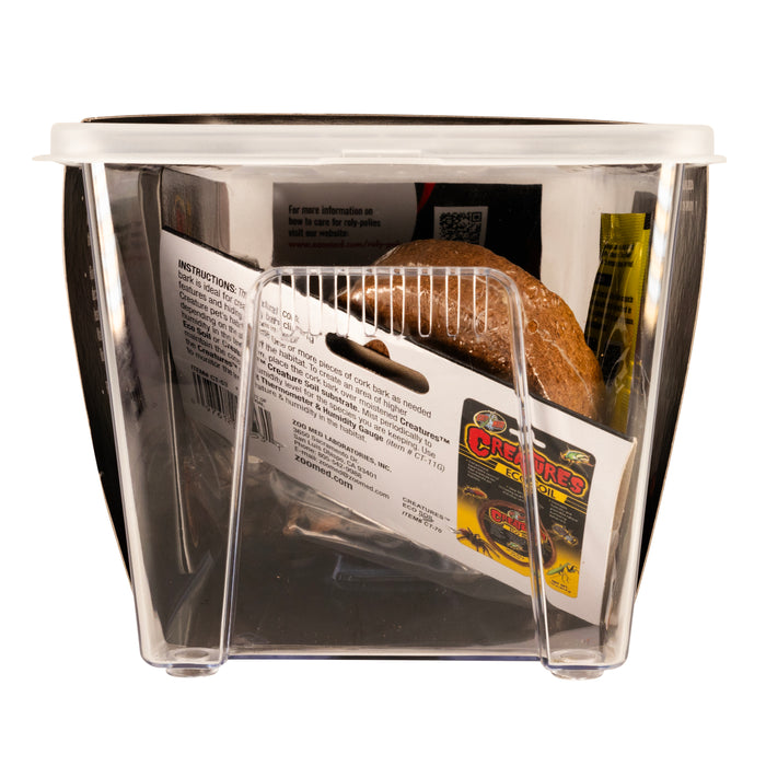 Zoo Med Creatures Roly Poly Isopod Habitat Kit 10.25inX5inX5.75in