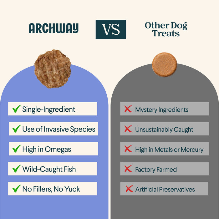 Archway Silver Carp Dog Treats 2.5 oz