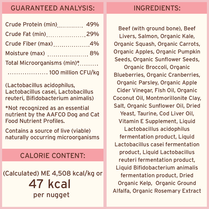 Primal Pet Foods Beef & Salmon Formula Freeze-Dried Raw Nuggets Cat Food - 8 - Image 10