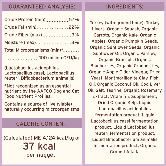 Primal Pet Foods Turkey Formula Freeze-Dried Raw Nuggets Cat Food - 8 - Image 10