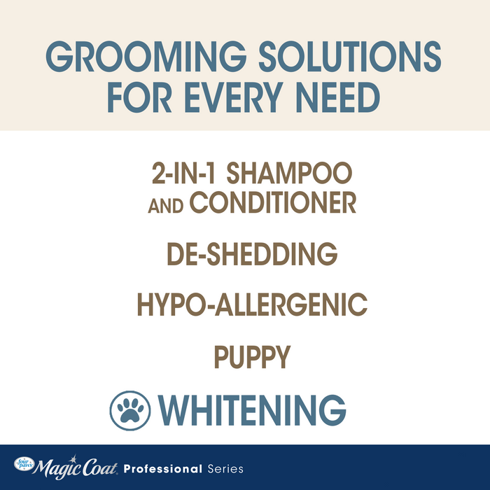 Four Paws Magic Coat Professional Series Nourishing Oatmeal Dog Whitening Shampoo 16 Ounce (1 Count)