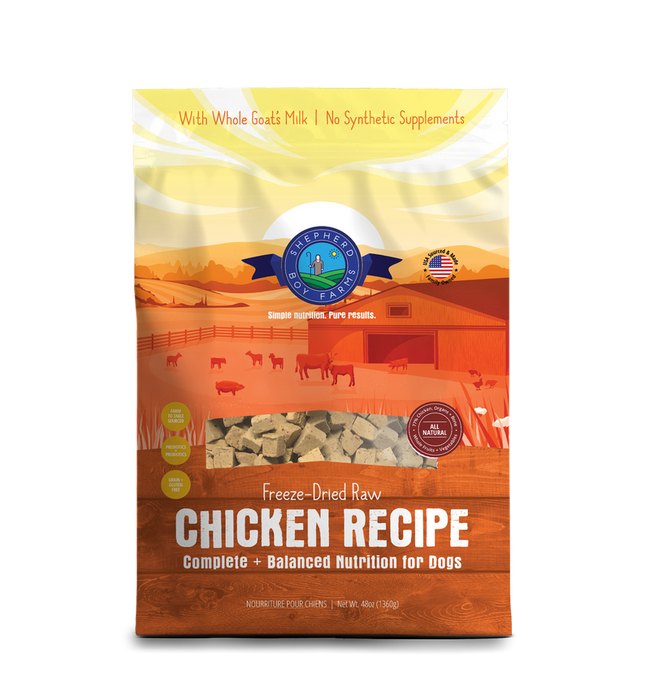 Shepherd Boy Farms Freeze-Dried Chicken Diet 48oz - Image 5