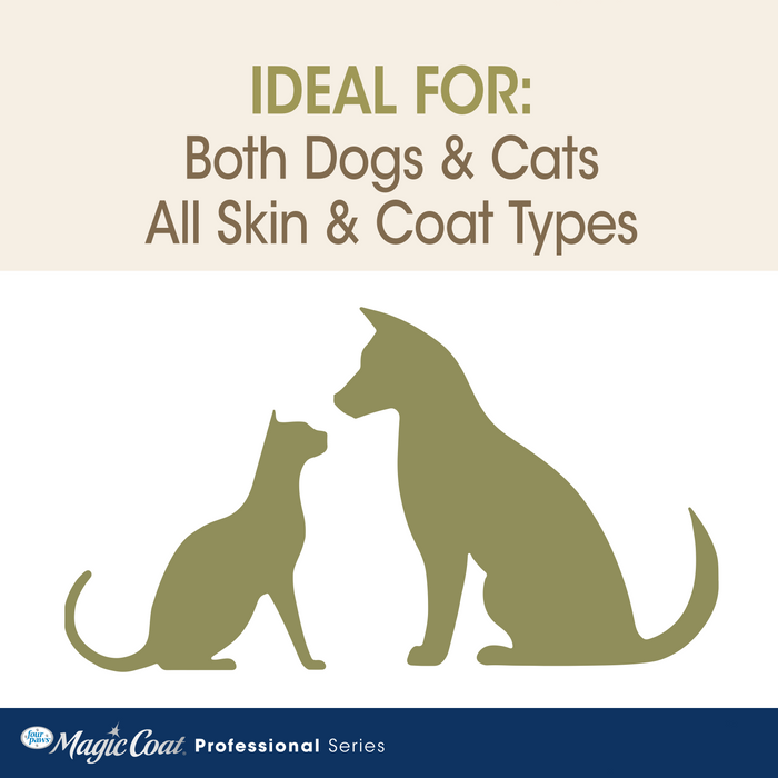 Four Paws Magic Coat Professional Series Nourishing Oatmeal De-Shedding Dog Shampoo 16 Ounce (1 Count)