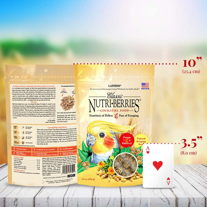 Lafeber Company Classic Nutri-Berries Cockatiel Food 10oz