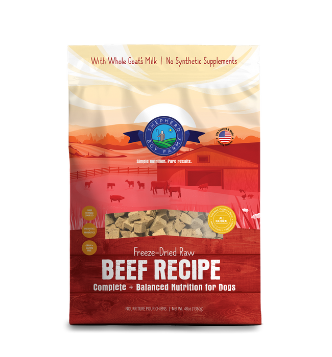 Shepherd Boy Farms Freeze-Dried Beef Diet 48oz - Image 5
