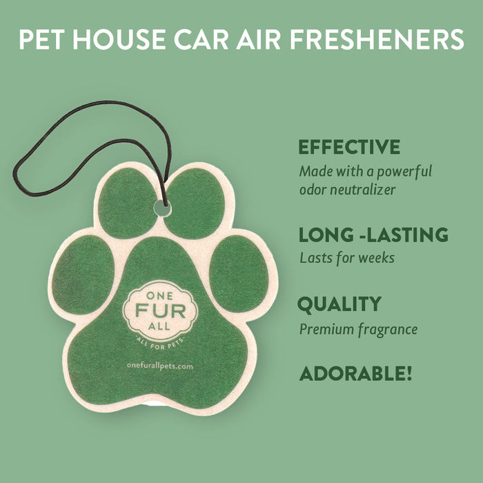 One Fur All Cucumber Mint Car Air Freshener
