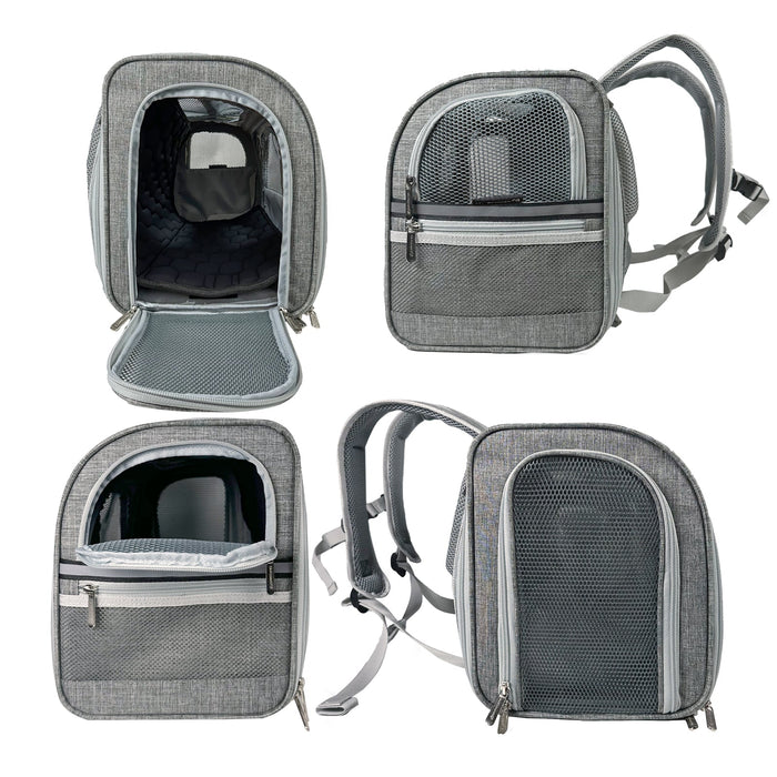 Mr. Peanut's Monterey Series Airline Compliant Horizontal Backpack Pet Carrier