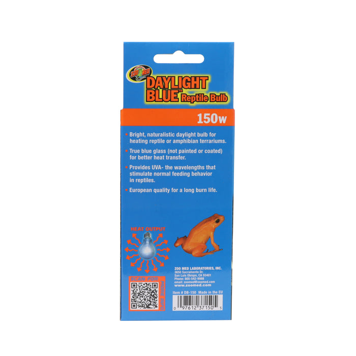 Zoo Med Daylight Blue Reptile Bulb Blue 150 Watt