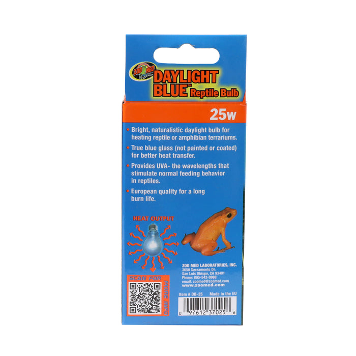 Zoo Med Daylight Blue Reptile Bulb Blue 25 Watt