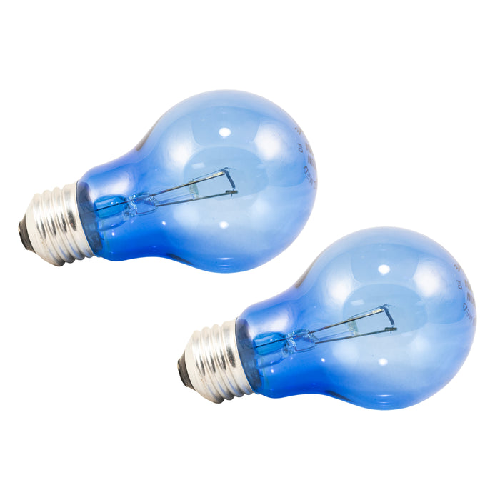 Zoo Med Daylight Blue Reptile Bulb Blue 60 Watt 2 Pack