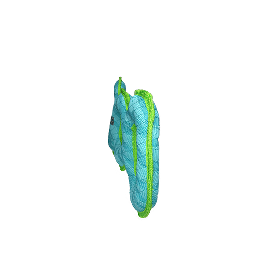 DuraForce 3WayTug Tiger Blue-Green Dog Toy