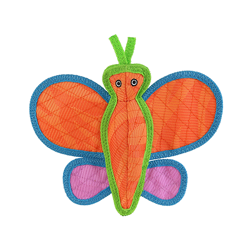 DuraForce Butterfly Orange Dog Toy - Image 5