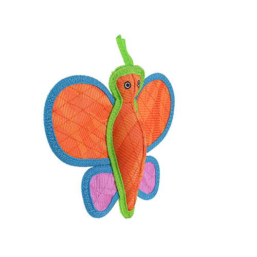 DuraForce Butterfly Orange Dog Toy - 3 - Image 5