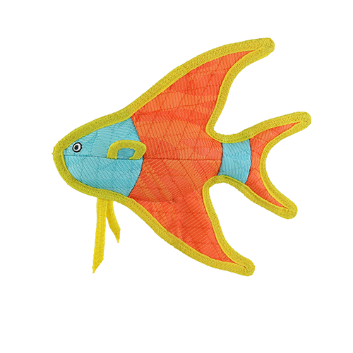 DuraForce Angel Fish Orange Dog Toy