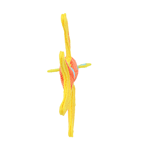 DuraForce Junior Angel Fish Orange Dog Toy